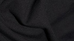 Black Cotton Jersey - 215gsm - 80cm remnant