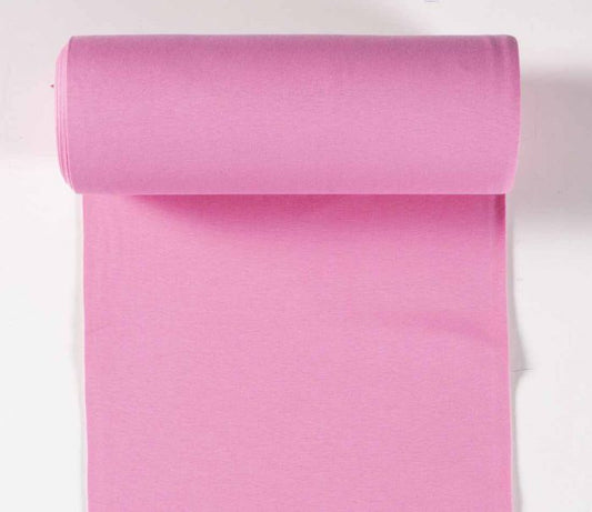 Pink Cotton Ribbing - 265gsm