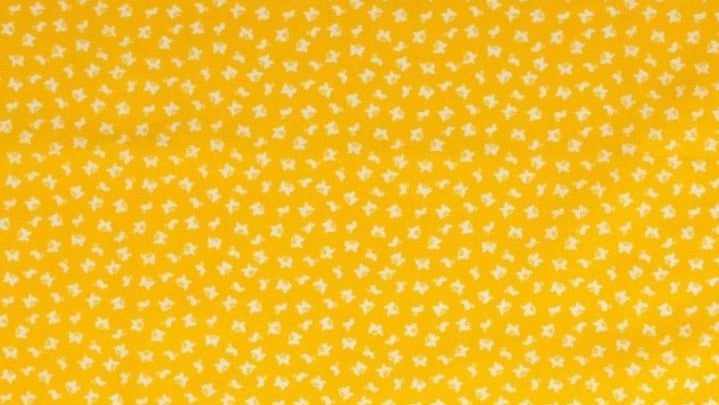 Mustard Butterfly Cotton Poplin - 135gsm - sold by the metre