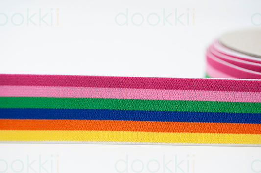 40mm Super Soft Rainbow Elastic - Version A